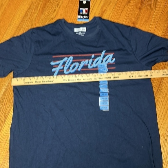 Men’s State of Mine Florida Graphic navy Tee Shirt Size large NWT - Picture 6 of 8